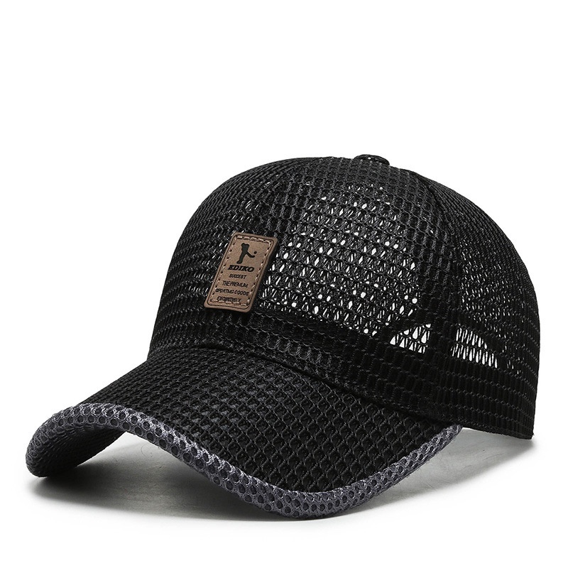 Topi baseball Bahan mesh breathable Untuk unisex 220329