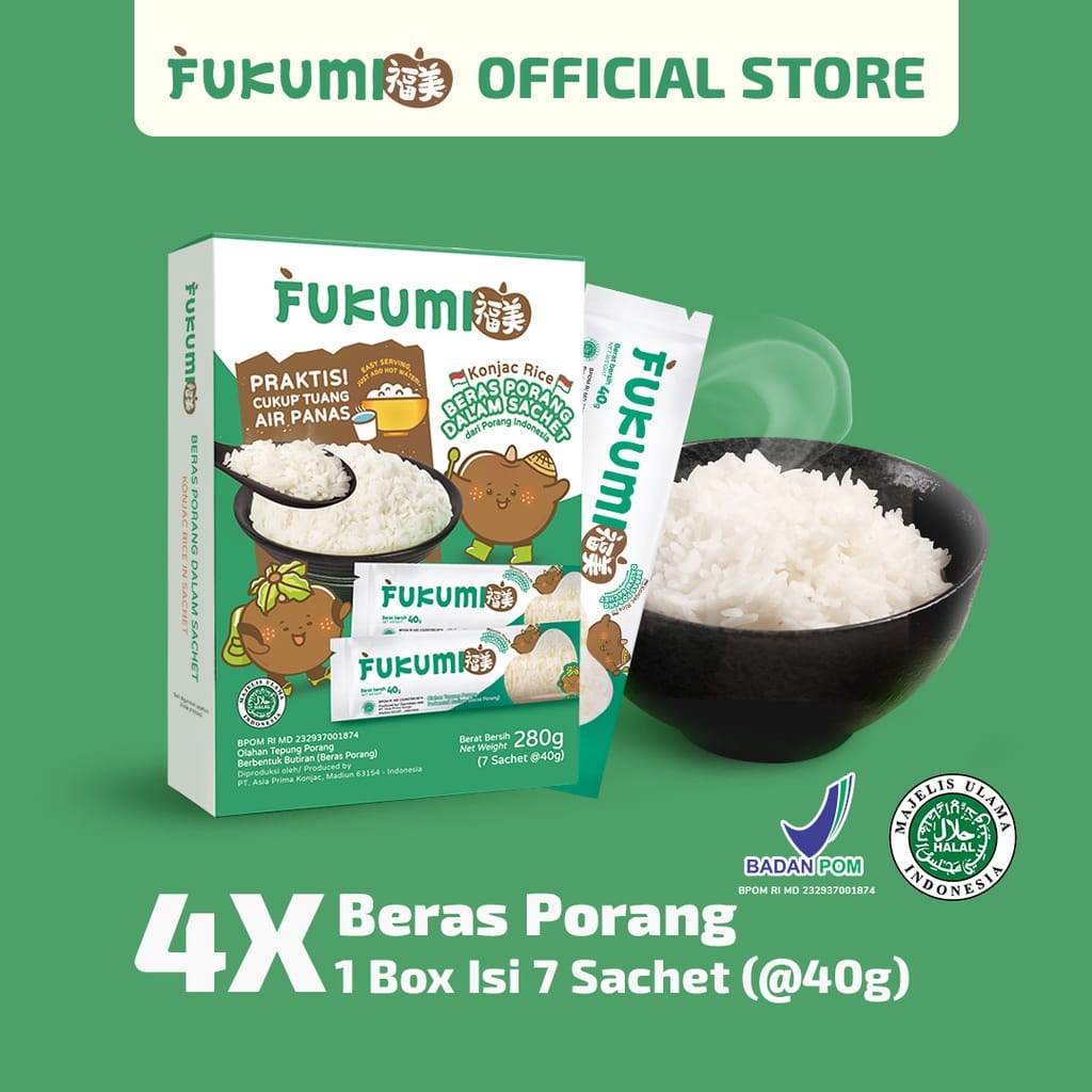 

FUKUMI BERAS PORANG / beras instant