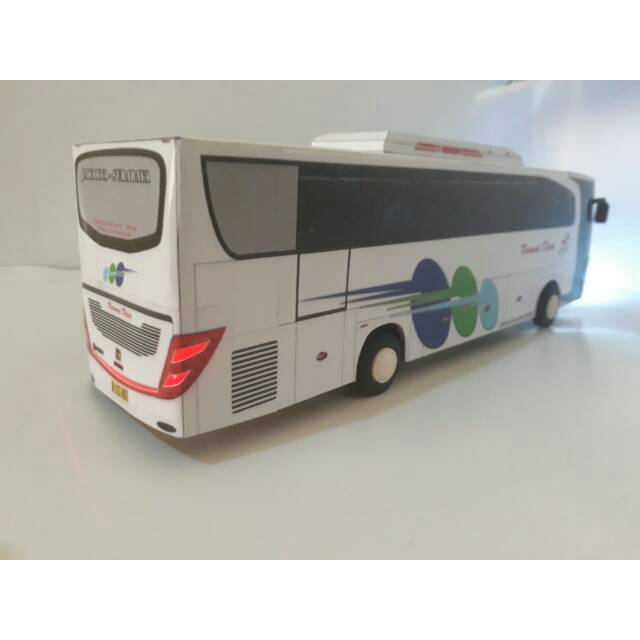 Ready miniatur bis kramat jati lampu menyala