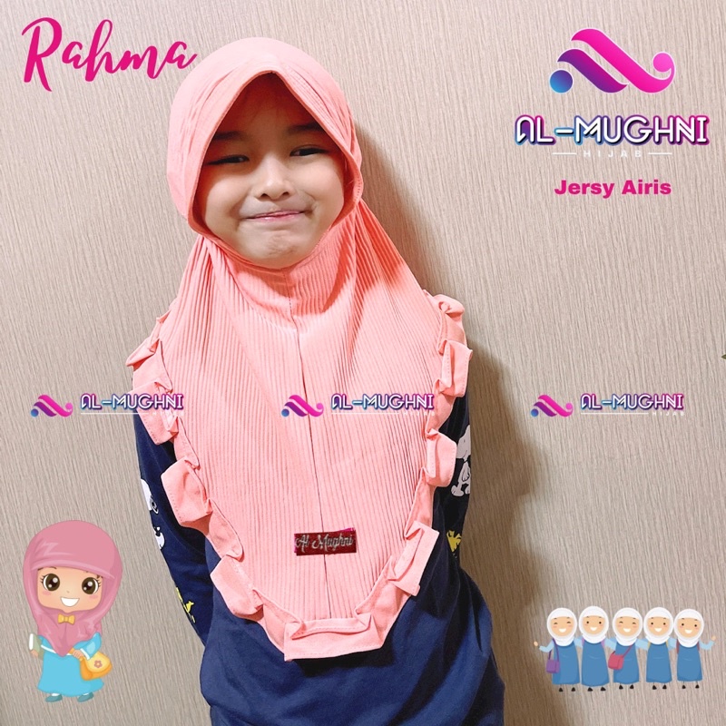 MUGHNI - SK23 COLLECTIONS / RAHMA KIDS HIJAB BERGO ANAK PRISKET