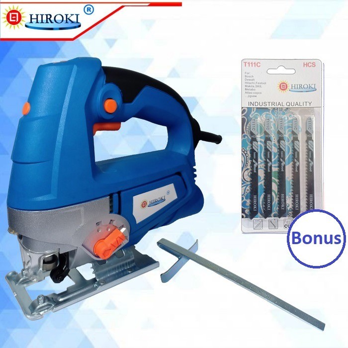 HIROKI Mesin Jig Saw Laser Gergaji Potong Kayu Jigsaw Triplek HR765L