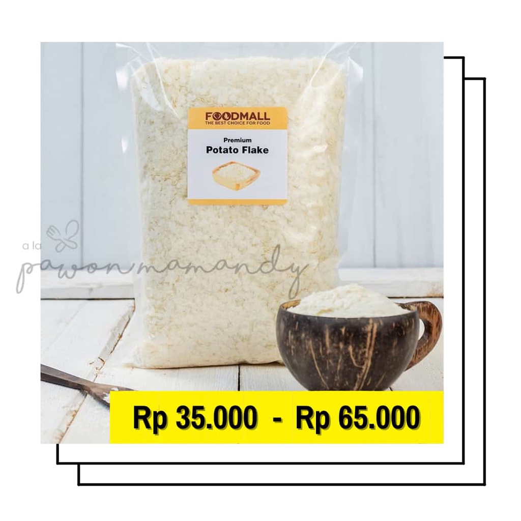 

POTATO FLAKES / Tepung Kentang Serpih / Mashed Potato