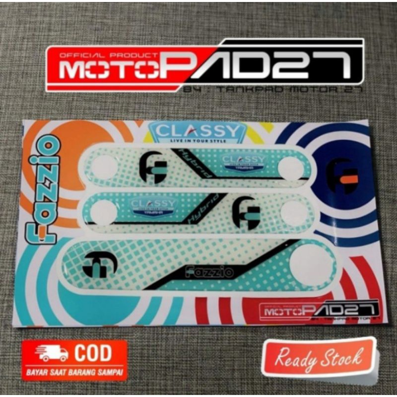 

Stiker Sticker Resin Panel Samping Depan Yamaha Fazzio Timbul Lengket Tebal Premium