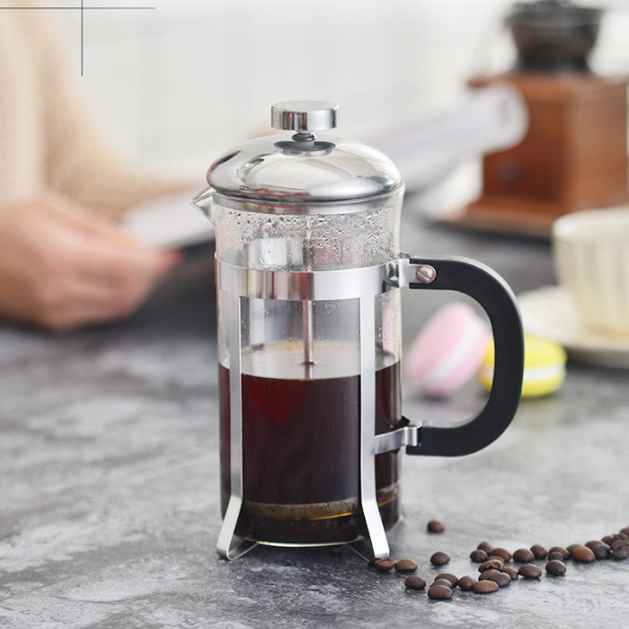 

DISKON - (BISA COD) Florenza Coffee Plunger 6 CUP 600ml French Press Fiorenza 6cup - F.Press Only