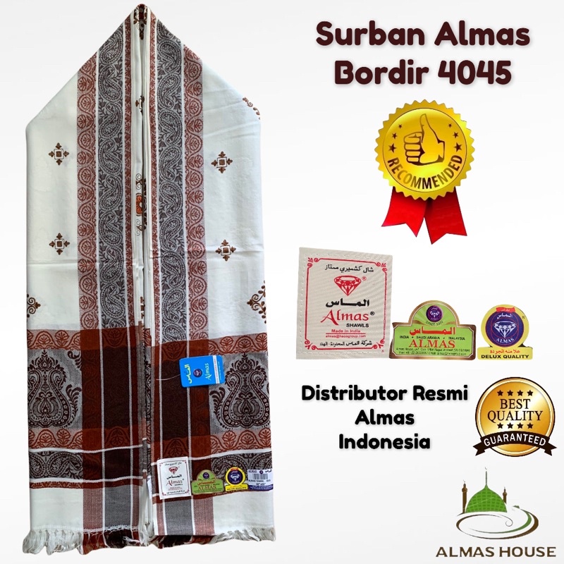 Sorban Premium Kashmiri Bordir Sulam | Shawl Almas 4044 & 4045
