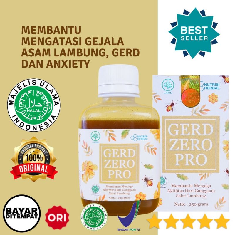 Gerd Zero Pro - Ramuan Madu Solusi Alami Tuntaskan Asam Lambung & Gerd
