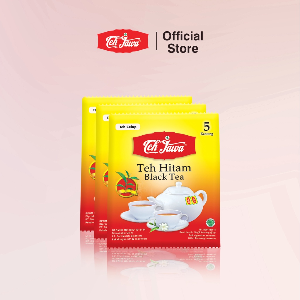 Teh Jawa Black Tea Celup Dalam Sachet Per Renceng (isi 10 sachet )