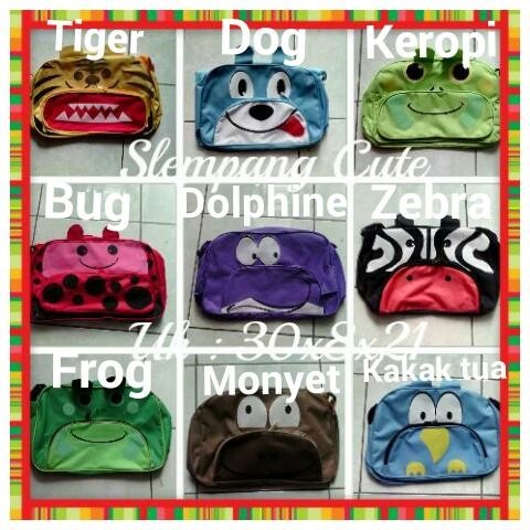 

TAS SELEMPANG animal souvenir ulang tahun anak unik ultah goodie bag goody harga murah meriah online