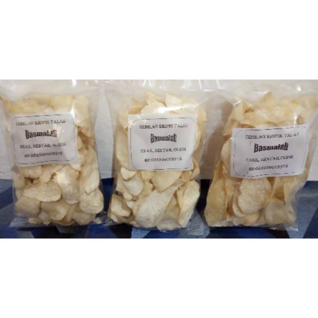 

Keripik talas khas madura homemade