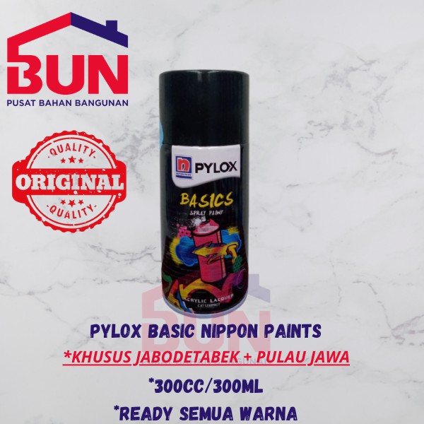 Pylox PIlox piloks Basic Nippon Paint 300 cc Besi Plastik Kayu - PYLOX BASIC 300CC - Sayap Motor
