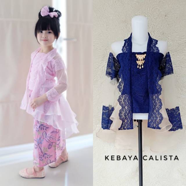 GRATIS JEPIT PITA - KEBAYA KUTUBARU MODERN COUPLE SERAGAM BAYI ANAK BUNDA DEWASA BRUKAT CALISTA