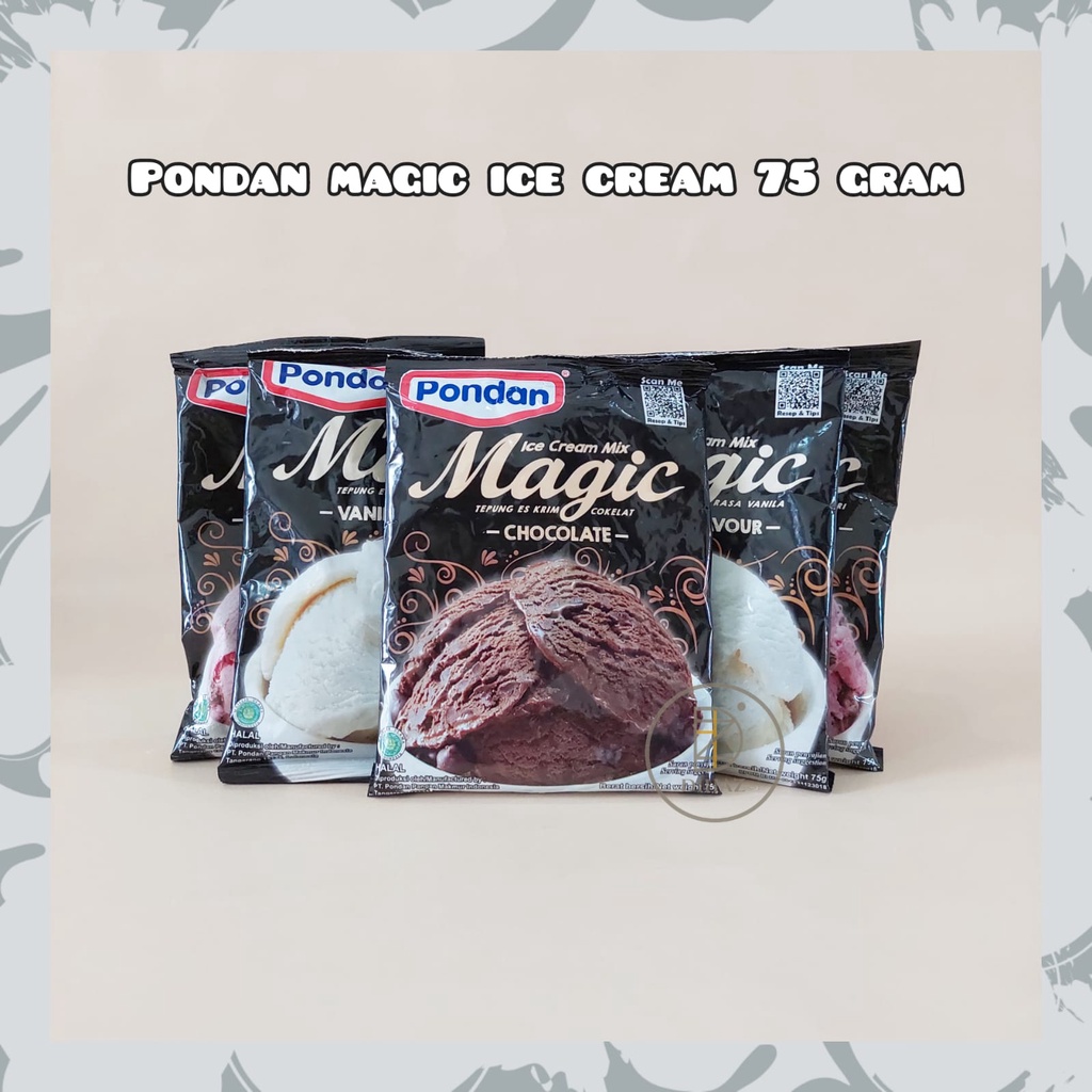 

Pondan Magic Ice Cream - 75gr