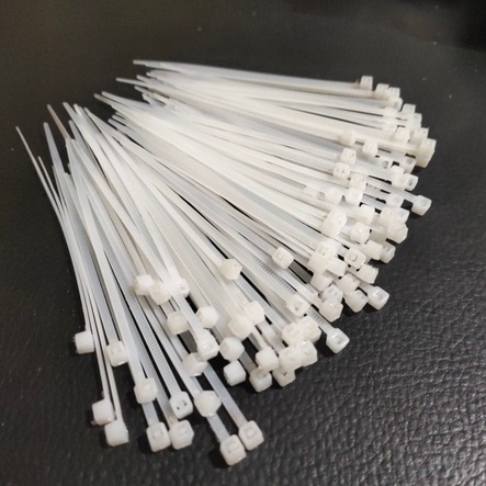 

GG0040 TALI SEGEL PLASTIK 2.5 X 100MM TALI TIES KEMASAN MAKANAN ISI 100 PCS