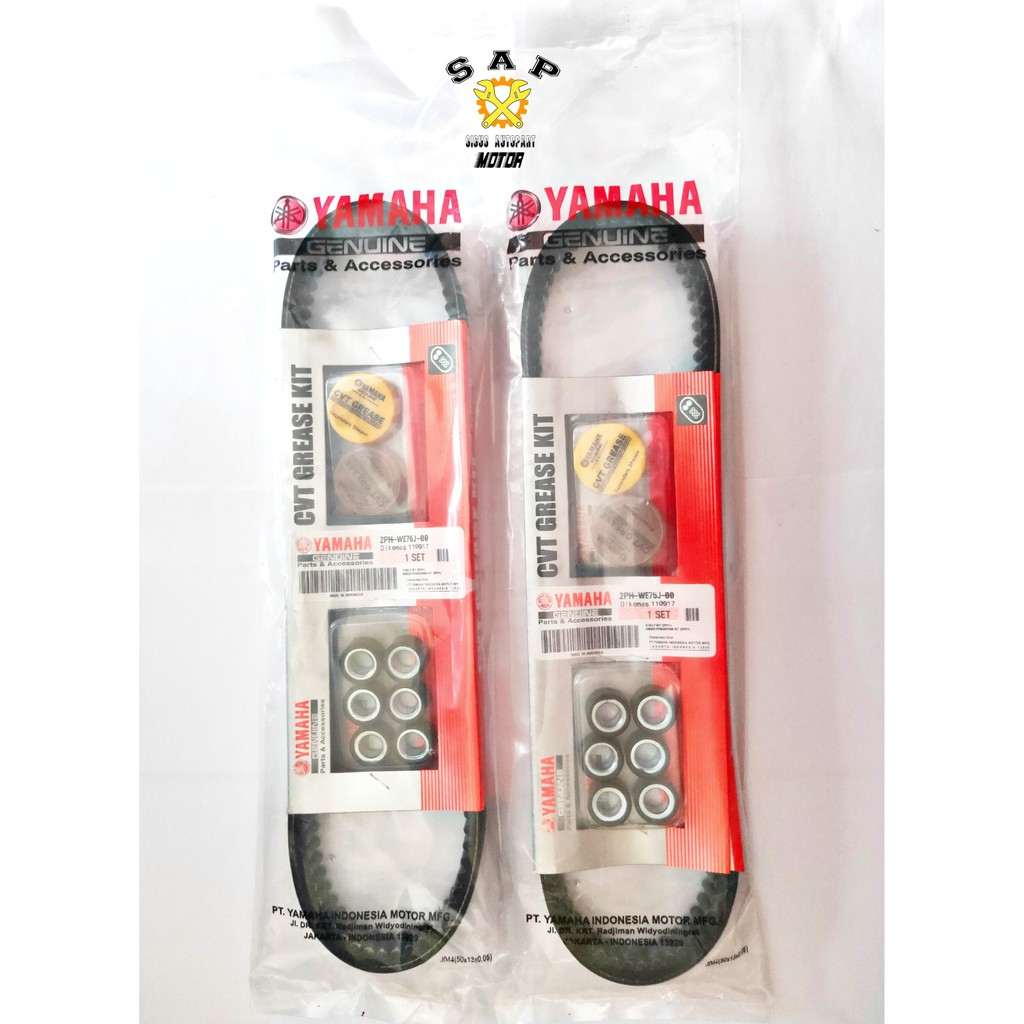 VANBELT MIO M3 / VANBELT ASSY PAKET ROLLER SET MIO M3 / MIO-GT 125 / SOUL-GT 125 / MIO Z / FINO 125