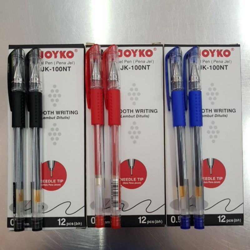 

Pulpen Gel Joyko Jk100NT / Pena Gel JK100 Joyko (1 LSN = 12 Pcs)