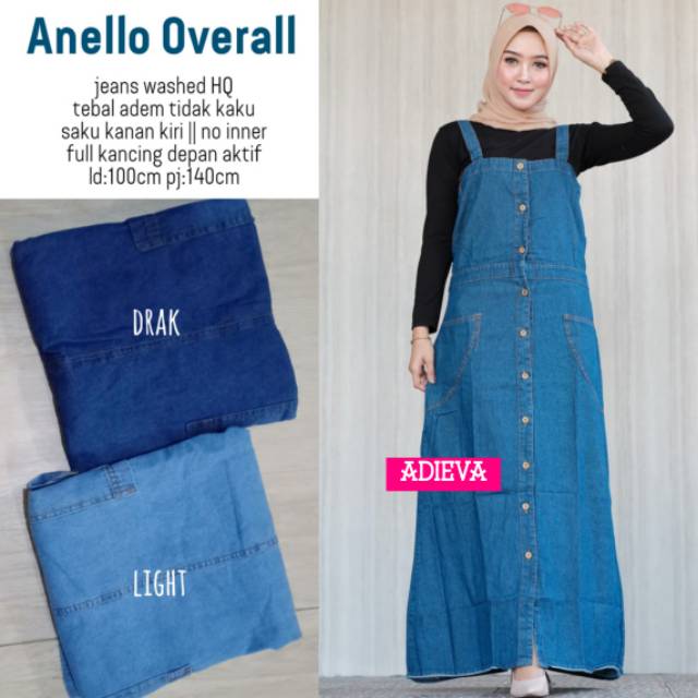 Baju Dress Anello Overall Trend Hijab