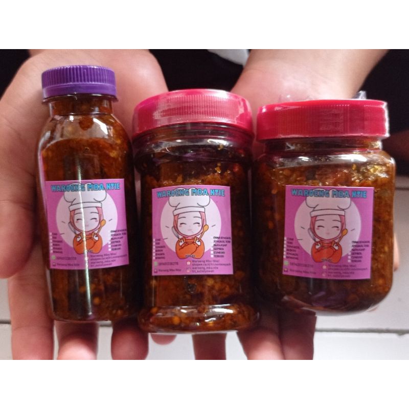 SAMBAL CUMI / TERI / TONGKOL / BAWANG / PETE /JENGKOL / JAMBAL WAROENG MBA NTIE