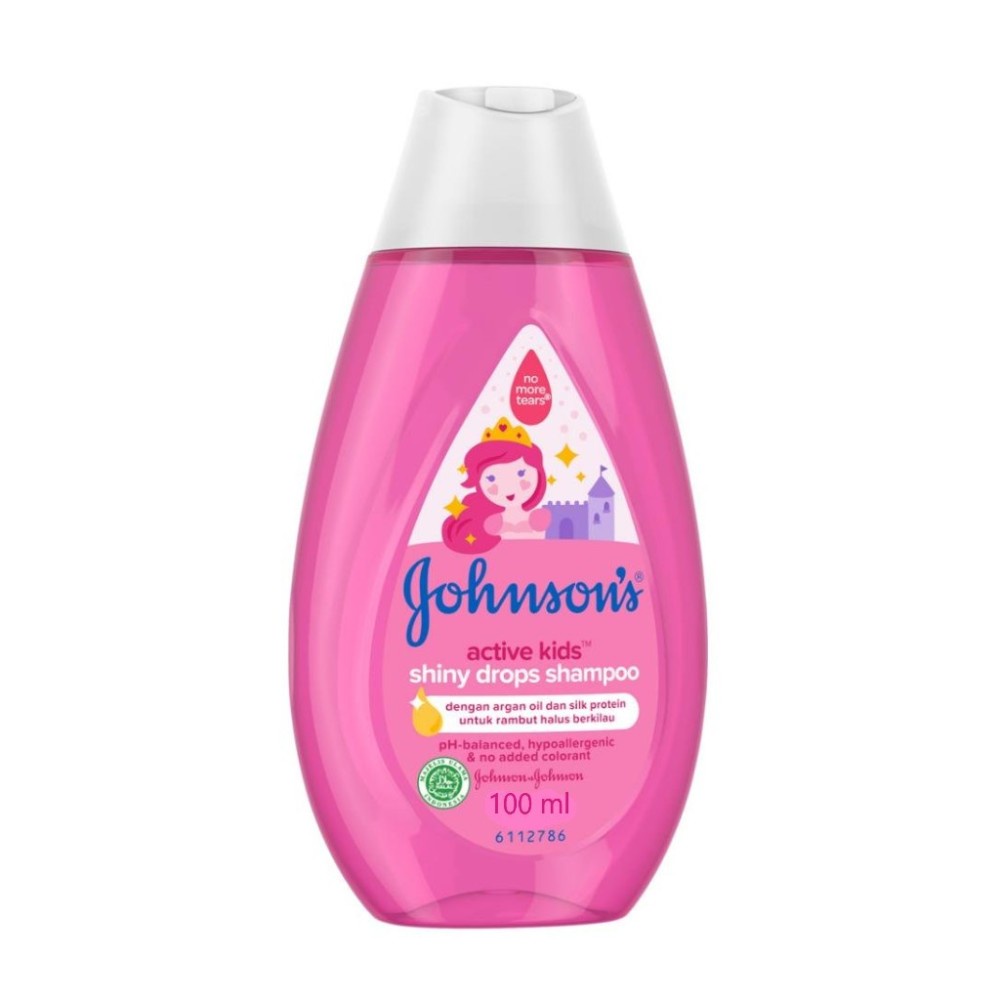 JOHNSONS ACTIVE KIDS SHINY DROPS SHAMPOO 100ML