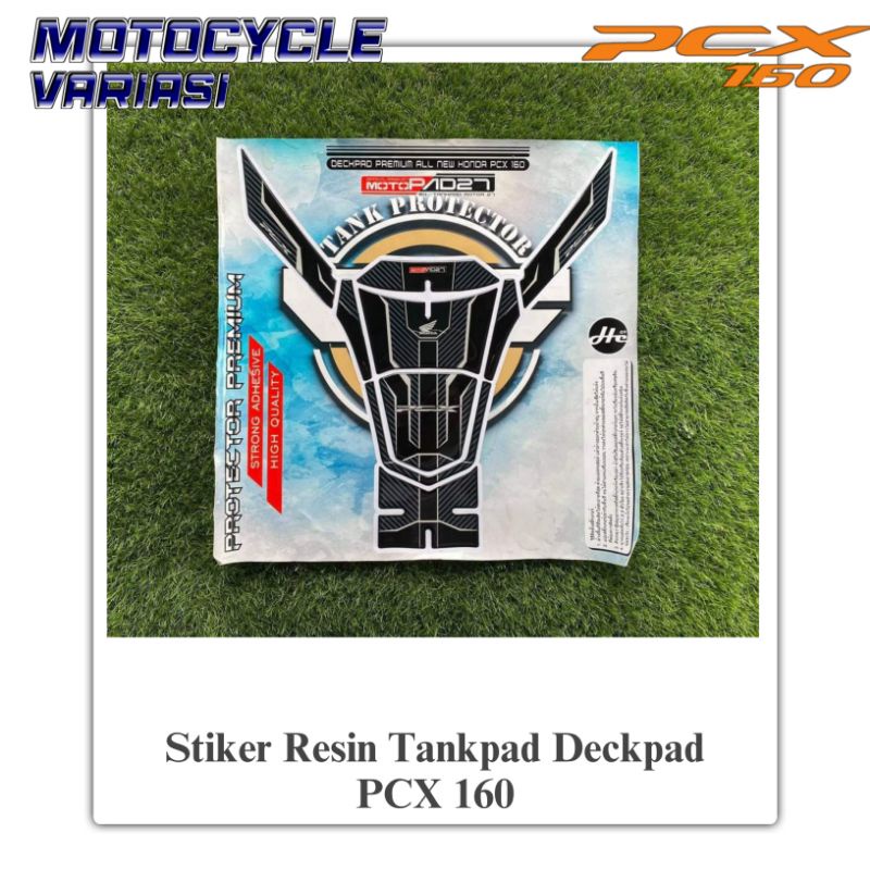 Stiker PCX 160 RESIN Stiker Tankpad Deckpad PCX 160 Timbul Resin Premium