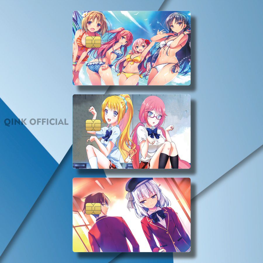 61-80 GARSKIN KARTU ANIME THE CLASSROOM OF ELITE JECYK/LJEPO/ STIKER KARTU AESTHETIC ANIME KARAKTER 
