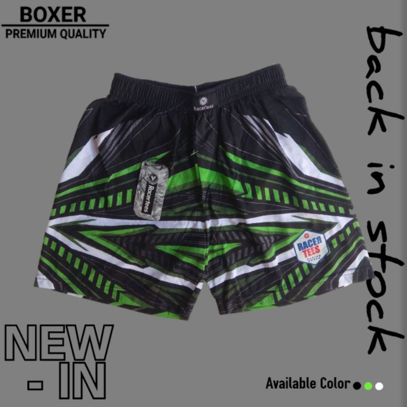 Celana boxer pria celana pendek kolor motif