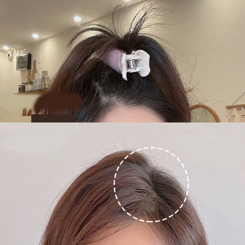 [2Pcs Magic Self Grip Hair Rollers] [Bangs Volume Hair Curling Clips] [Hair Root Fluffy Clip] [Women Home Use Hair Styling Tools]