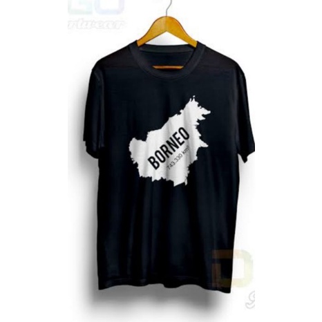 kaos peta kalimantan pontianak // kaos peta kimantan barat