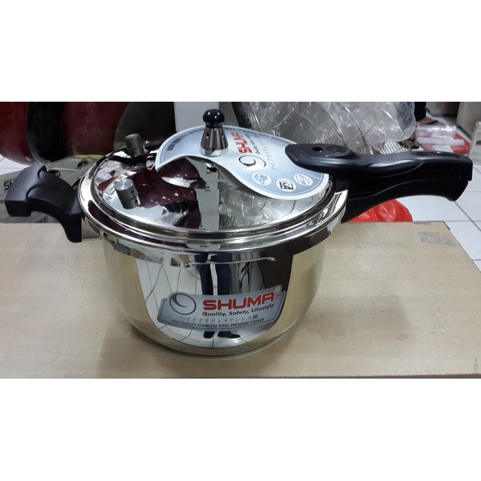 SHUMA PRESTO PRESSURE COOKER STAINLESS 8L 26CM PANCI MASAK CEPAT