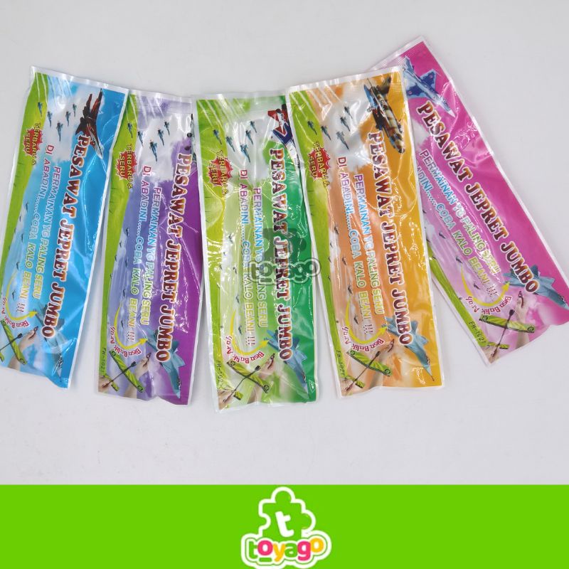 Pesawat Rakitan Jumbo/Pesawat Tembak Jumbo Isi 10 Pcs