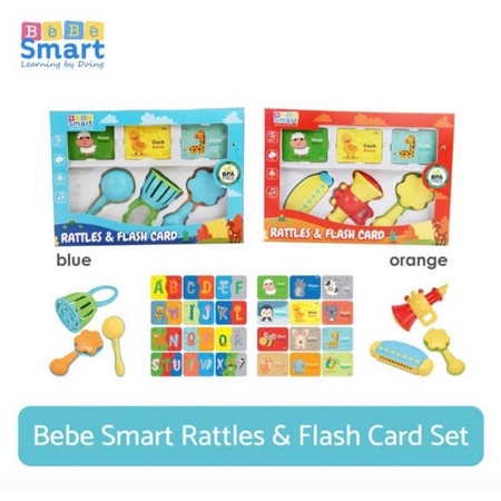 BEBE SMART Rattle &amp; Flash Card - Mainan Edukatif Anak