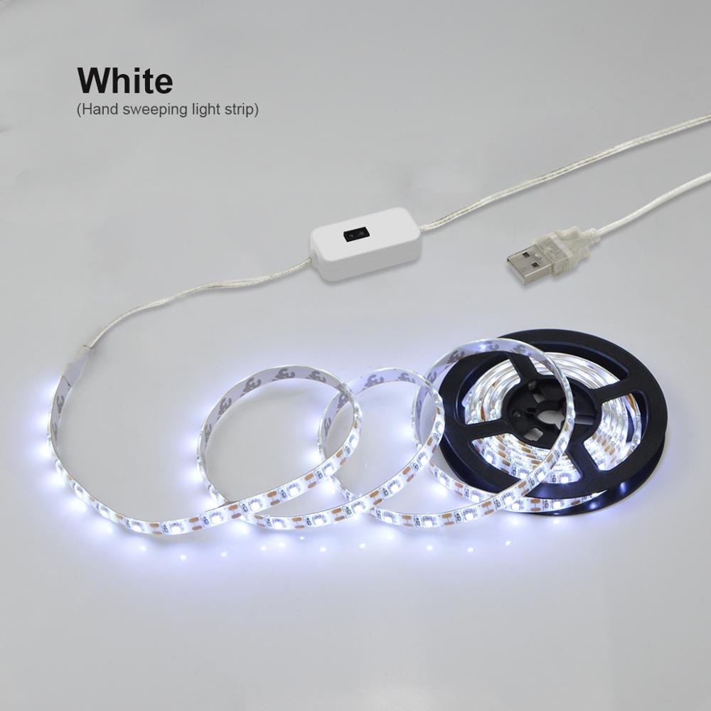 CHNAITEKE Lampu LED Strip USB Night Light Hand Sweep Sensor 2835 300 LED 5 Meter - GR006