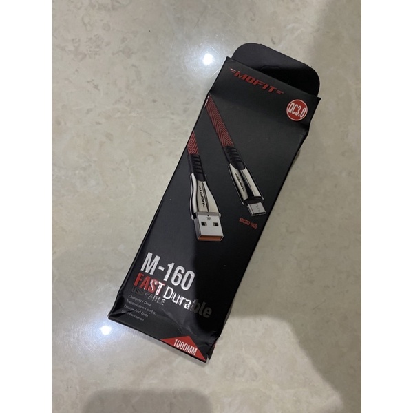 NEW mofit m-160 fast durable usb cable micro UNUSED & UNOPENED