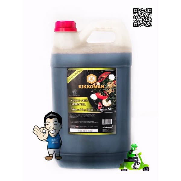 

PROMO KIKKOMAN ORIENTAL SOY SAUCE KECAP ASIN ORIENTAL 5K HALAL KHUSUS GOSEND TERMURAH