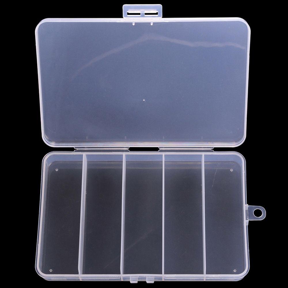 Agustinina Fishing Tackle Box Aksesoris Pancing High Quality Fishing Hook Case Tackle Kotak Sortir 5kisi Tahan Air Tempat Penyimpanan