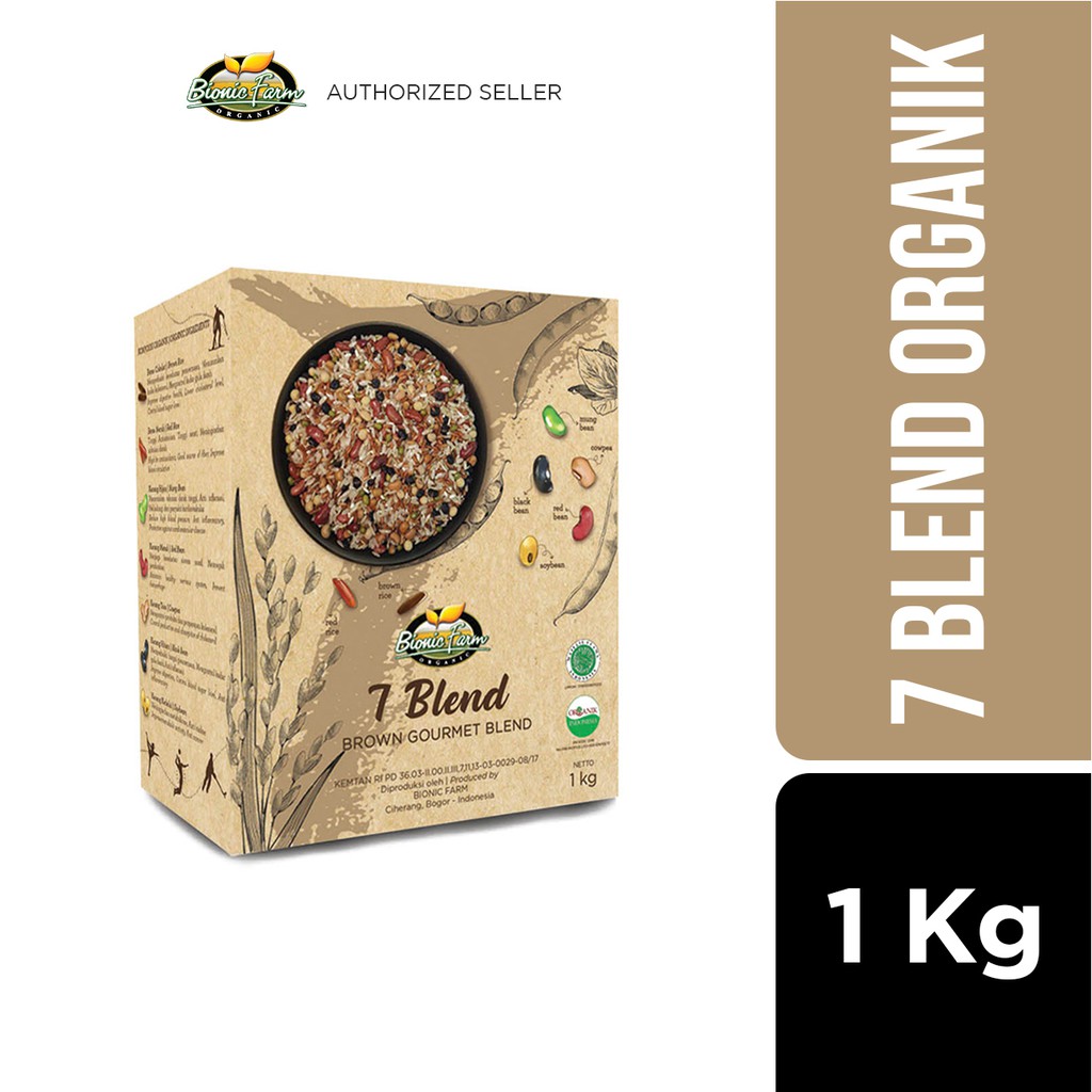 

Bionic Farm Seven Gourmet Blend Cokelat Organik 1kg