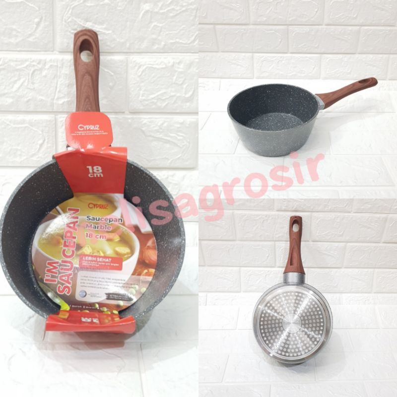 Sauspan Marbel Induksi 18cm Inducation MarbleSN0212