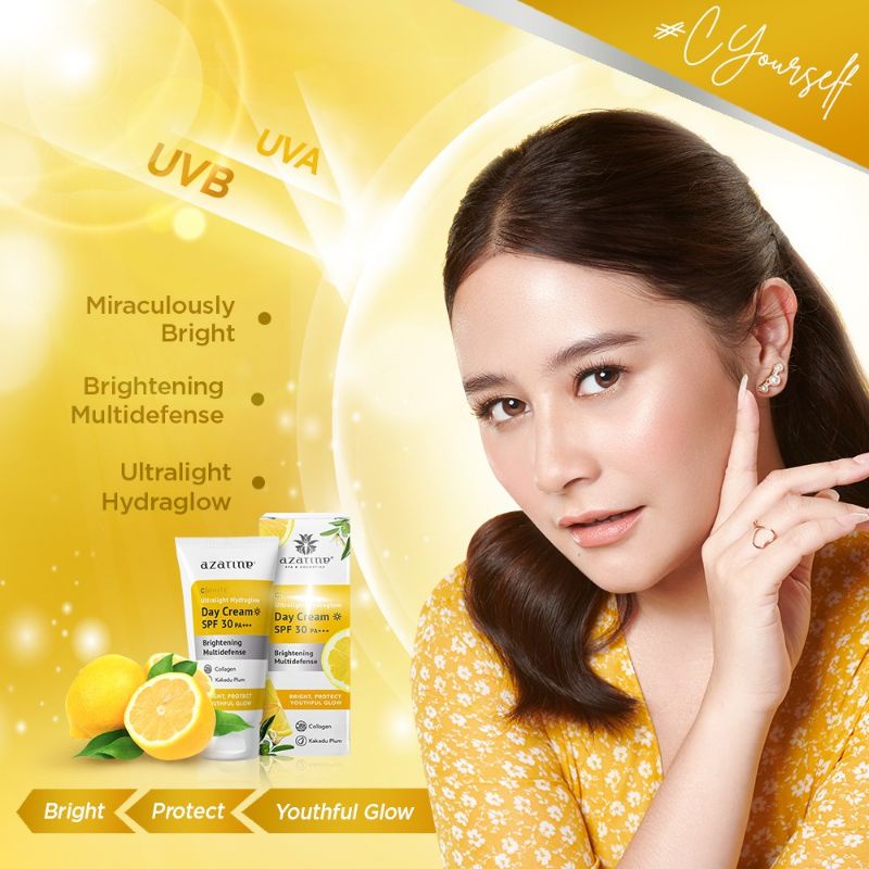 AZARINE C WHITE ULTRALIGHT HYDRAGLOW DAY CREAM SPF 30 PA+++ 25GR