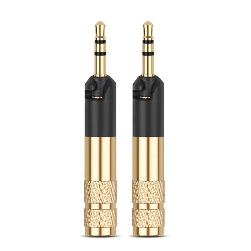 Bt 2pcs Konektor Jack Plug 2.5mm Kualitas Premium Untuk HD558 HD518 HD598 Headphone Tambahan Adaptor Jack