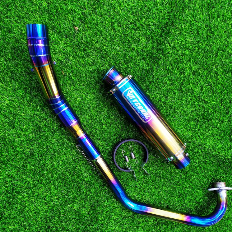 PROMO knalpot racing eternal bluemoon Vixion satria Fu new cb150r cbr 150r dll-1