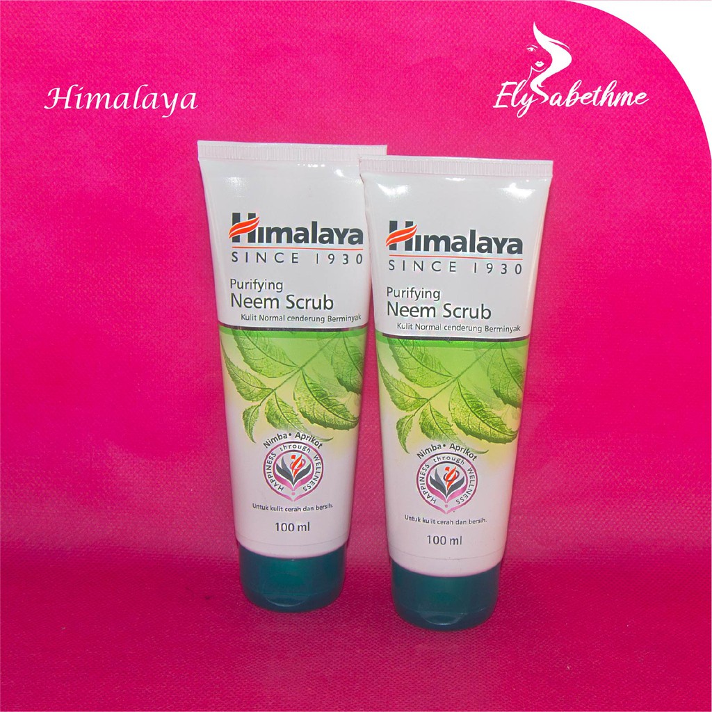 ✿ELYSABETHME✿ ᕼIᗰᗩᒪᗩYᗩ BUY 1 GET 1 himalaya neem face scrub scrubbing wajah angkat sel kulit mati untuk mengobati jerawat