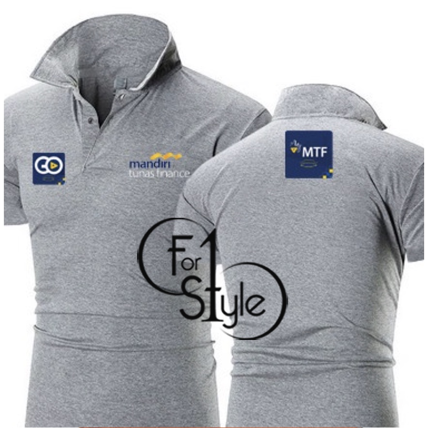 POLO Mandiri Tunas Finance - POLO KODE 21 POLO MTF logo kecil mandiri tunas finance - Baju Bank Mand