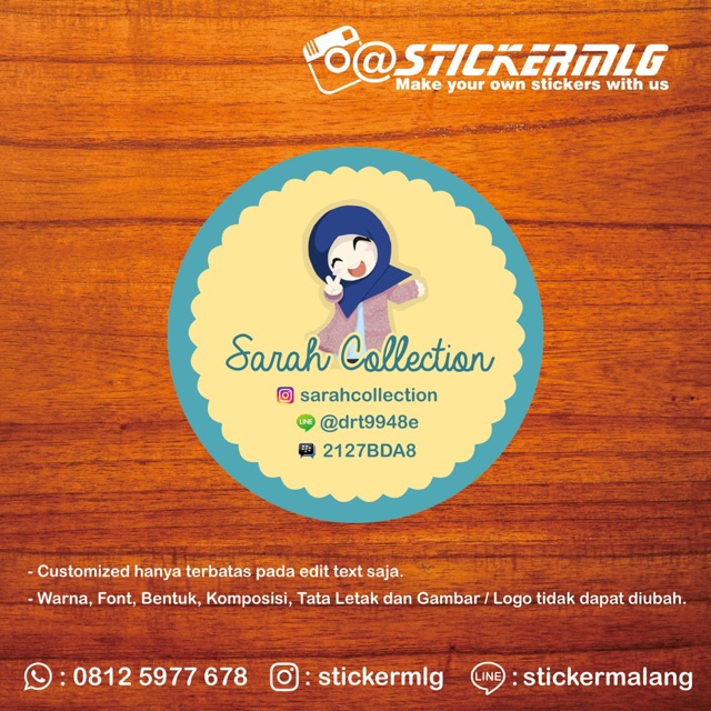 

Sticker Label Produk 044