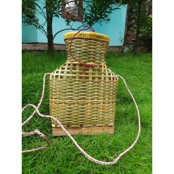 Korang ikan bambu kepis bambu wadah ikan wader beunteur,wadah ikan dari bambu korang