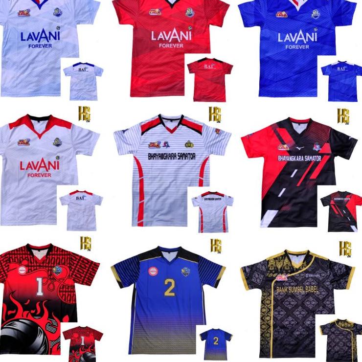 (PALING DIMINATI) jersey volly full printing Proliga atasan voli fullprint Lavani / Samator / BNI46 