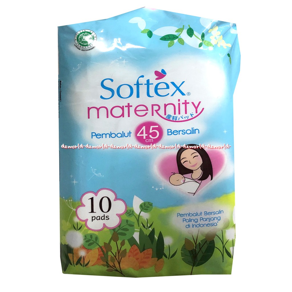 Softex Maternity Pembalut Bersalin 45cm 10pads Pembalut Wanita Ibu Setelah Melahirkan Softek Soft tex