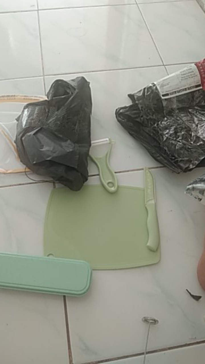 Agb - Aps21 - Talenan Dapur - Alat Talenan Set Dapur- Pisau Pengupas Kentang / Timun