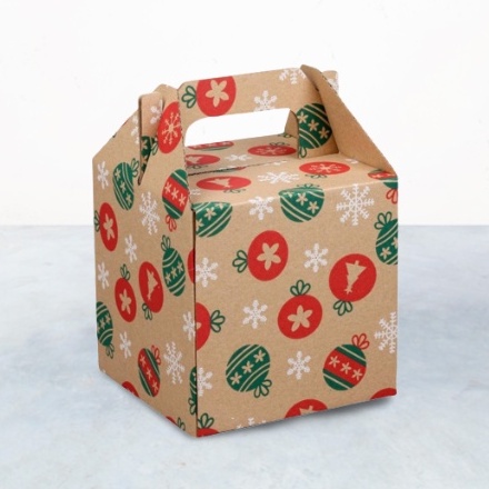 

KARDUS HAMPERS NATAL BOX PACKAGING DUS ISI 2 TOPLES 500GR DUS KUKER CHRISTMAS 14x14x14 cm (10 PCS)