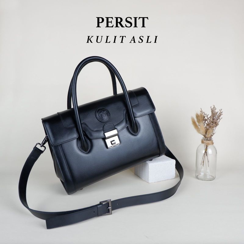TAS PERSIT KULIT ASLI BHAYANGKARI PIA JALANESASTRI IKK MUPUS