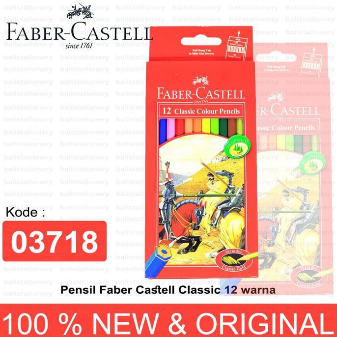 

Kualitas Terbaik] Pensil Warna Faber Castell Classic 12 Warna