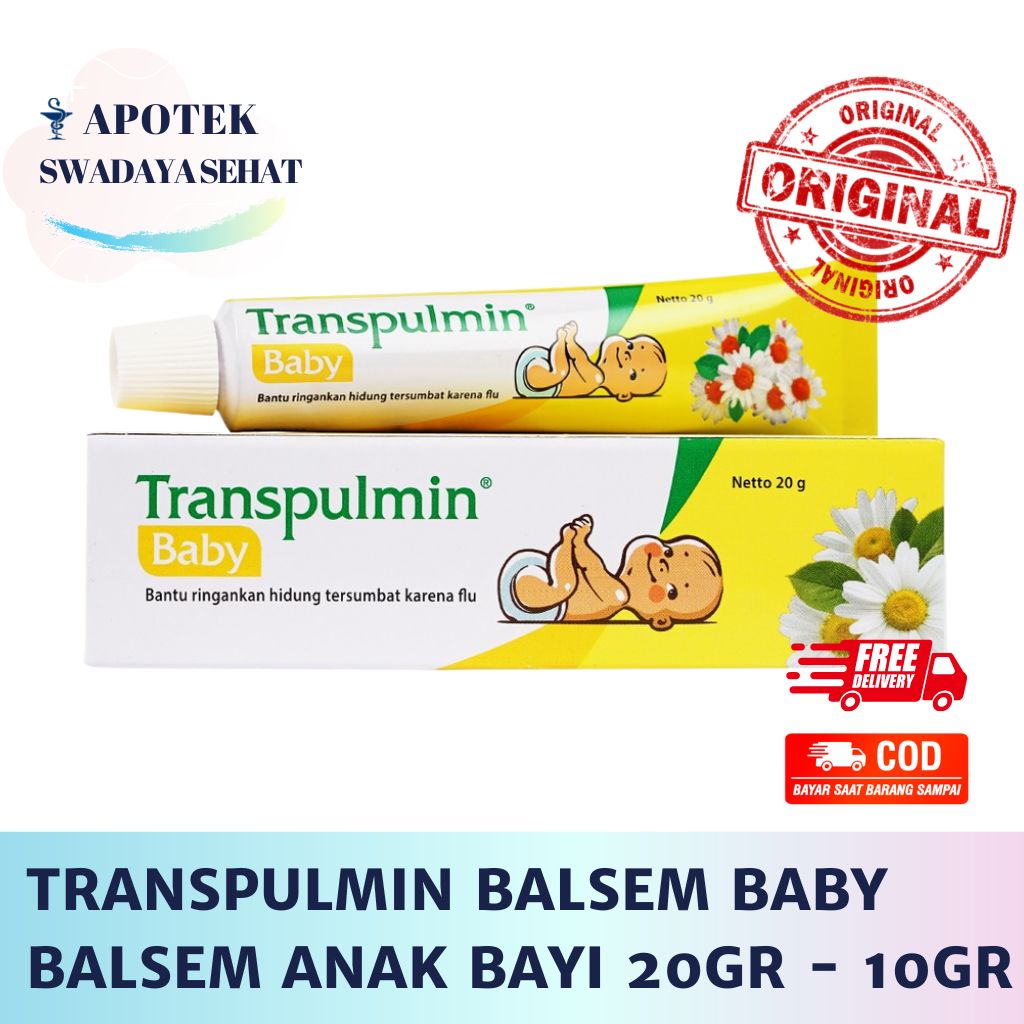 TRANSPULMIN BABY 20GR Balsem Anak Bayi 10 GR Oles Tranpulmin Balsam